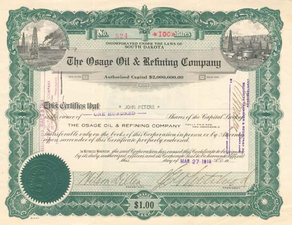 Osage Oil and Refining Co.